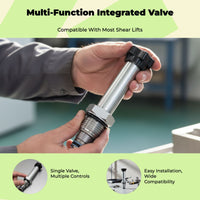 Pressure Relief Valve, Hydraulic Lowering Valve, Car Elevate Device, Universal Fit, Robust Metal, Protection System