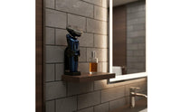 wall Mounted Electric Grooming Device Holder Space-Saving Electric Grooming Device Wall Rack Waterproof Self Rack for Restroom