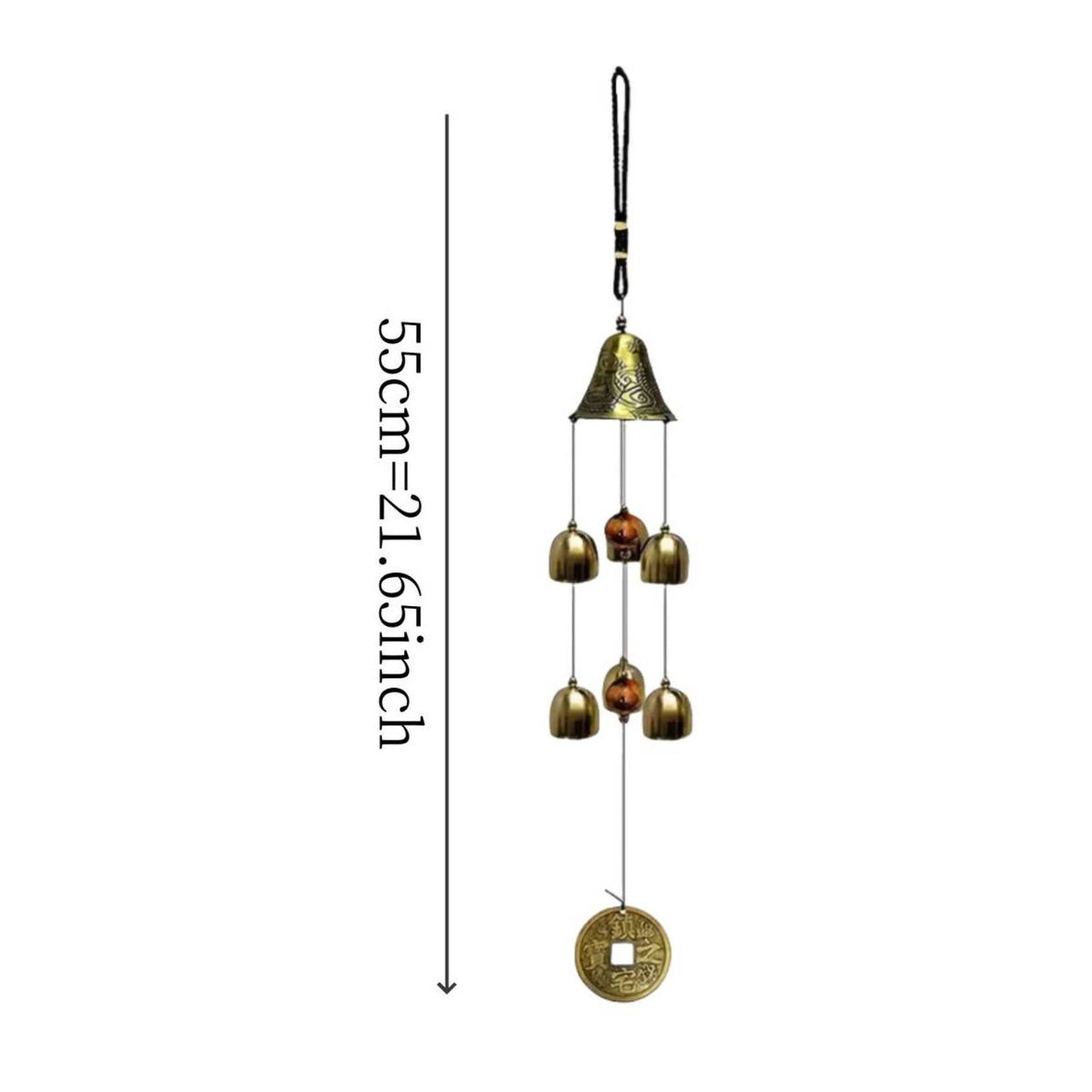 Dragon Wind Chime Decorative Sound Wind Bell Feng Shui for Doorway