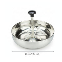 Pig Feeder Bowl with Guard Easy-to-Clean Trough Low-Height for Barn, Small Pigs