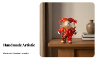 Italian Amor Doll Representative Meaning Movable Joint Porcelain Doll Porcelain Clown Figurine Handmade Hand-Painted Face