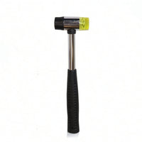 Double-Sided Soft Face Mallet Compact Rubber Hammer Non-Slip for Light Assembly