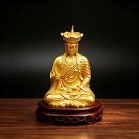地藏王菩萨迷你佛像合金哑光工艺随身供奉禅意桌面摆件国风收藏礼