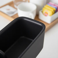 Leaf Tea Packet Organizer Box Leaf Tea Bags Storage Compact Sugar Packet Holder for Hotels, Restaurants, Living Room Table, Kitchen Countertop