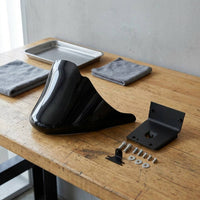 Streamlined Motorcycle Lower Fairing with Bracket Curved Lower Fairing Cover Black Engine Guard Aftermarket for Riders