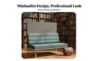 Acompanyustic Booth Chair Enclosed Design Highrear Sofa Companynfigurable Minimalist Design for Office Workers, Lobby, Lounge