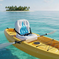 Inflatable Kayak Seat Lightweight Inflatable Backrest Seat Shock Absorbing