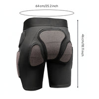Ski Hip Protector Shorts Shock-Absorbing Impact Shorts with EVA Padding Breathable for Skiers, Snowboarders, Skiing, Snowboarding