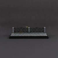 1/72 Scale Model Display Base with Cover Pre-Assembled Diorama Street Setting Detailed Miniature Display Base Realistic for Hobbyists