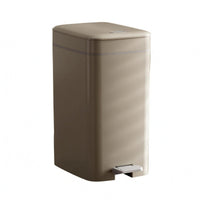 Trash Can Space-Saving Pedal Trash Can Easy to Clean Household Item for Kitchen, Lavatory