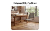 Sled Base Chair with Perforated Back Versatile Design Office Furniture