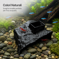 Ultra-Clear Glass Aquarium Fish Tank with Ecological Landscape Decoration for Home Living Room