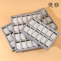 现货30位大容量柜台手表展示看货收纳盘手表直播摆摊陈列道具托盘