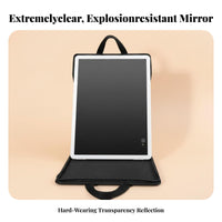 Portable Lighted Vanity Case Sturdy Travel Accessory Large Capacity for Bedroom
