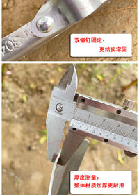 304不锈钢刮耙家禽鸽刮粪铲子赶海耙子刮板平地谷物晾晒耙扒灰耙