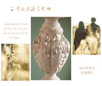 法式复古实木小茶几迷你阳台休闲小圆桌沙发边几创意客厅雕花角几