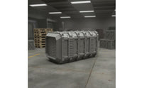 Futuristic-Fi Shipping Container Model Stackable Modular Terrain Kit Immersive