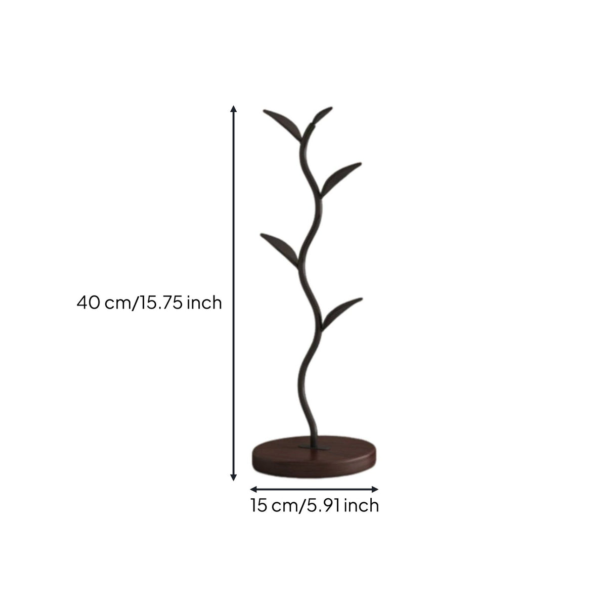 Tree Shaped Cup Holder Creative Design Countertop Mug Branch Design Saving Branch Mug Holder Rack for Dining Table