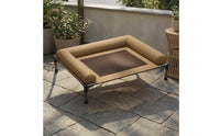 Cushioned Bolsters Elevated Pet Bed Breathable Mesh Pet Bed Moisture-Resistant Long-Lasting
