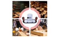 Transparent Router Base Easy to Install Slotting Router Base Stable Power Tool Accessory for Woodworkers