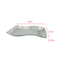 Buffet Sashimi Platter Sturdy Duty Stainless Steel Serving Tray Food-Safe