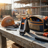 Foldable Tool Bag Belt Clip with Rotating Buckle Industrial Belt Clip with Guard Plate Easy Install Reliable for Electricians, Construction Sites
