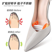 Adjustable Shoe Stretcher for Women's Heels and Flats, Universal Plastic Shoe Widener