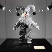 Ceramic Clown Figurine Gift Home Decor High Quality for Display Shelf