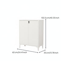 Entryway Shoe Storage Cabinet with 5-tier Adjustable Shelves Metal Shoe Organizer Large Capacity Slim Shoe Cabinet Ventilated Lockable Design Suitable for Home Hallway Mudroom