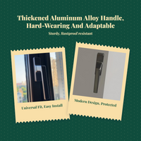 Aluminum handle, easy install