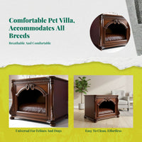 Sturdy wood indoor cat house
