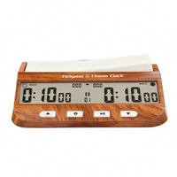 Compact Multifunction Game Clock Large Display Chess Clock with LCD Screen Lightweight Digital Chess Timer Professional for Tournament Players, Clubs