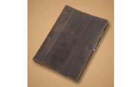 Refillable Business Padfolio Vintage Design Document Organizer for Meetings, Men