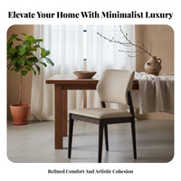 Padded Side Chair Rustic Minimalist Design Woven Seat Side Chair Nordic and design adaptable for Homeowners, Restaurant
