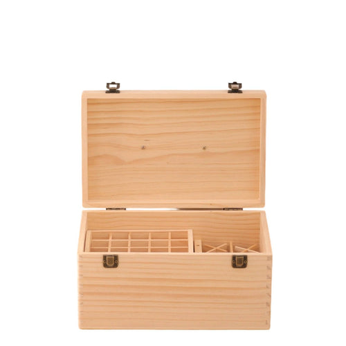 Essential Oil Box with Dividers Compartmented Essential Oil Storage Basic Box Bottle Holder for Collectors