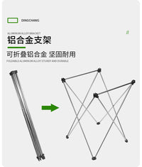 Folding Table with Storage Bag Outdoor Camping Portable Picnic Travel Equipment Aluminum Alloy Collapsible