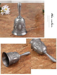Nordic Style Retro Metal Hand Bell for Restaurant or Bar