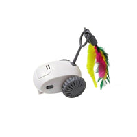Self-Moving Interactive Cat Toy Obstacle-Avoidance Cat Toy with Wand Automatic Electric for Cats, Kittens, Apartment