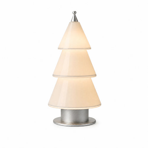 Christmas Tree Lamp Touch Control Conical Table Lamp Warm White for Bedroom