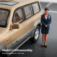 1:64 Scale Business Person Photography Prop Miniature Suit Figure High Detail Sand Table People Model for Designers, Dioramas, Architectural Models