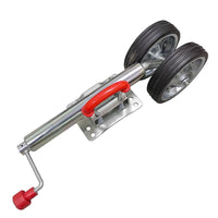 Australian Style 8-Inch Top-Wind Dual Wheel Jack for Trailers