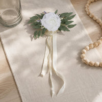 Car Mirror Flower Decor Reusable Snowy Flower Arrangement