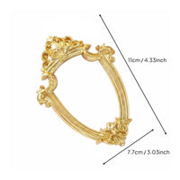 Vintage Gold Frame European Design Ornate Photo Frame for Desktop, Photographers