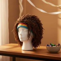 Warm Knit Hat with Dreadlocks Lightweight Dreadlock Beanie Easy to Match for Men