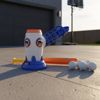 Baseball Launcher Outdoor Baseball Training Toy Pitching Machine for Beginners, Young Children, Backyard, Playroom