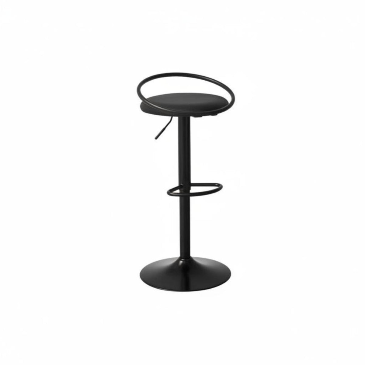 Upholstered rotating Stool Luxury Design Counter Chair Sturdy Frame for Homeowners