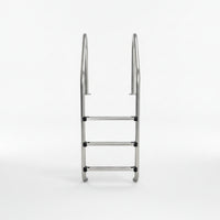 Stainless Steel Pool Ladder Slip-Resistant Pool Ladder with Handrails Heavy Duty