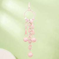 Parrot Toy Grinding Toy for Beak Health, Zinc Alloy Hanging Bell Chain for Caged Birds, Parakeet Toy and Cockatiel Toy Accessories