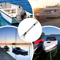 Marine Dock Mooring Rope with 316 Stainless Steel Buckles - Elastic Bungee Cord