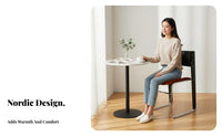 Upholstered Shell Chair Nordic Design Seating Furniture Minimalist design adaptable for Cafe Owners, Dining Room, Home Office